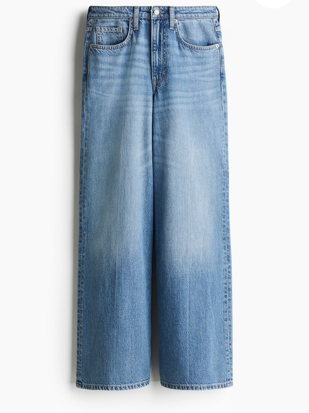 H&M FEATHER SOFT SUPER WIDE ULTRA HIGH JEANS